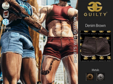 Guilty 135 Rocco Shorts-05 Denim Brown