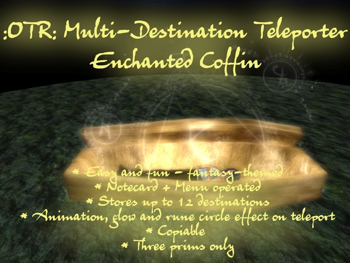 :OTR: Multi-Destination Teleporter: Enchanted Coffin