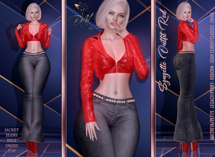 DM ~ Szuzette Outfit Red ♥ Promo ♥