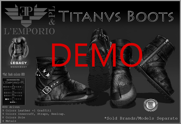 D*E*M*O L'Emporio&PL ::*Titanus Boots*:-LEGACY M -HUD TRIAL-.