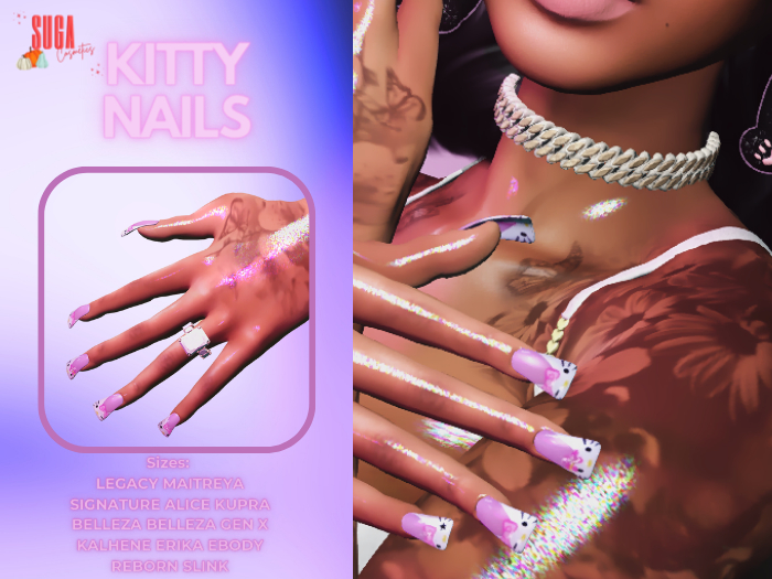 KITTY FLARE NAILS 