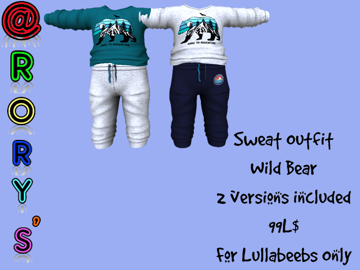 @Rory's Sweat Outfit Wild Bear for LB
