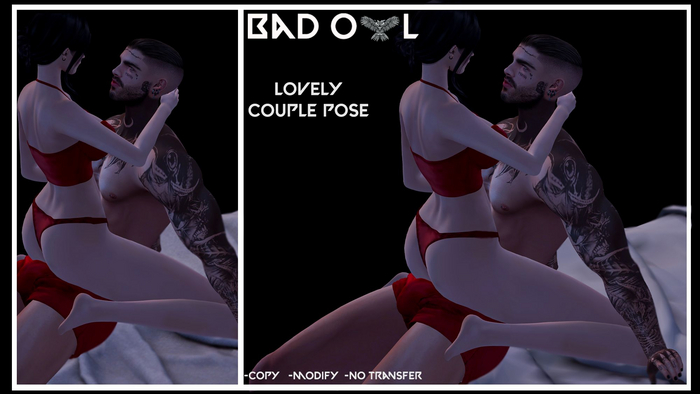 BAD OWL-LOVELY POSE COUPLE