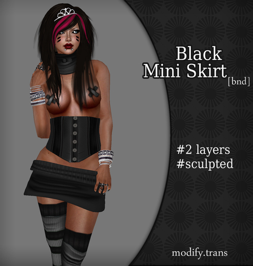 Black Mini Skirt .; BND :. Promo/Dollarbies