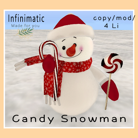 Candy Snowman