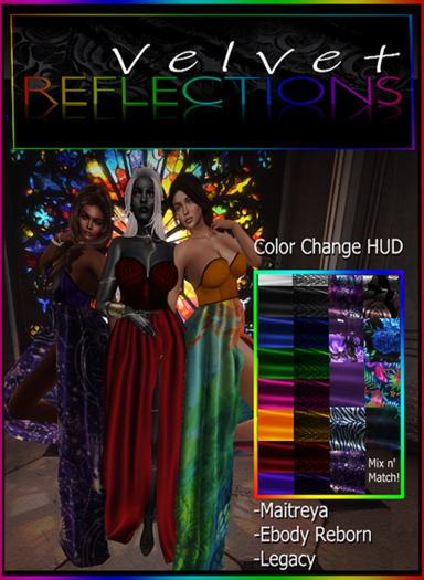 {VR} Alexstraza Gown - w/ Texture HUDs