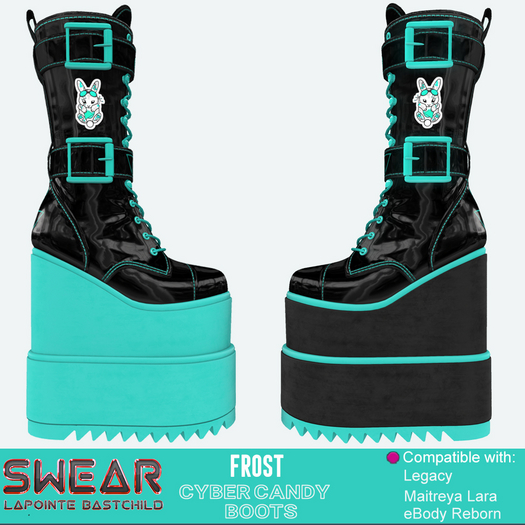 Platform Boots - Cyber Candy FROST