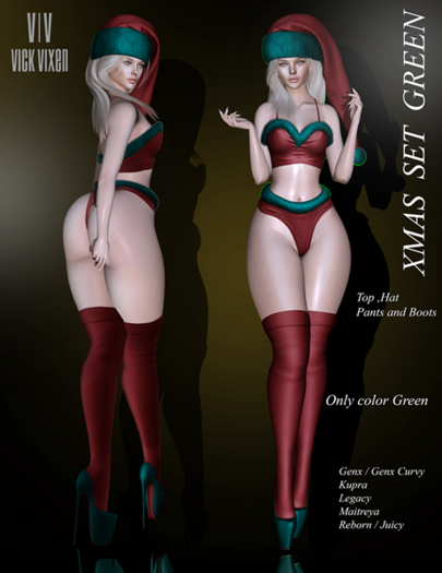 [VIV] XMAS SET  GREEN