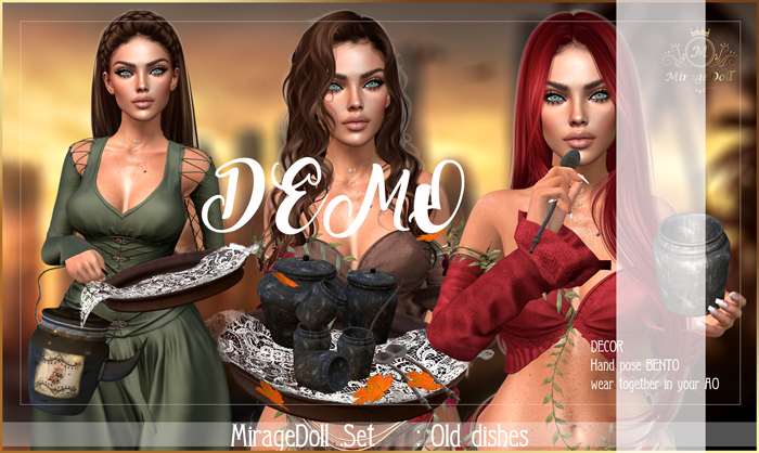DEMO-MirageDoll .Set 074: Old dishes(5 MIN)