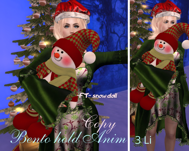 ~FT~ snow doll bento hold animation 