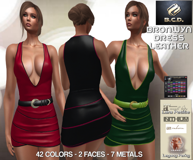 BCD Bronwyn Dress Leather DEMO