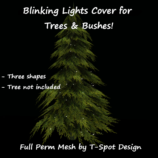 T-Spot Mesh - Blinking Lights Cover for Trees & Bushes - FP - LI=0.5