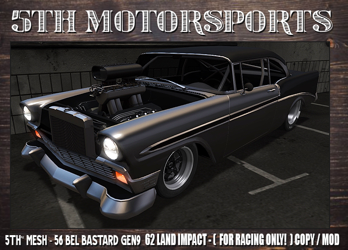 5TH~ 56 Bel Bastard Silver GEN9 ( For Drag Racing Only ) 