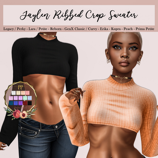 .pp. Jaylen Ribbed Crop Sweater / Fatpack 