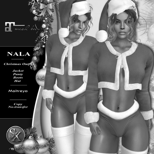demo // SX ~ Nala Christmas Outfit (MAITREYA) red
