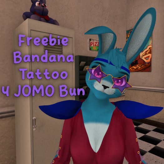 Rabbits Glamrock Bun Bandana_Tintable