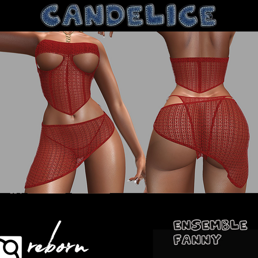 Add me - Reborn - Ensemble Fanny Coton Rouge