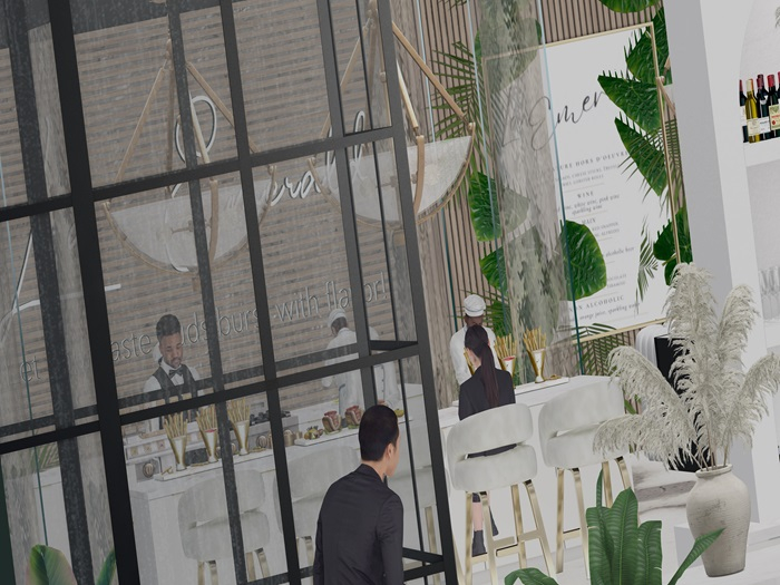 Premade La Emerald  (Project I.) Restaurant