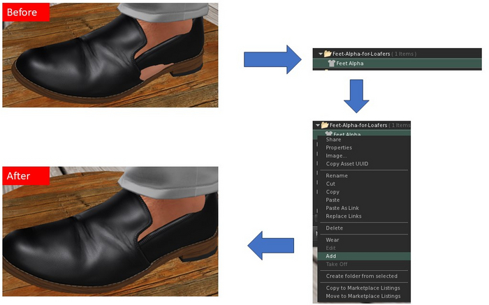 Feet Alpha for Loafers