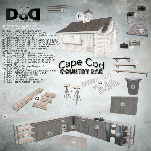 01 - DaD - Cape Cod - Country Bar RARE m/t