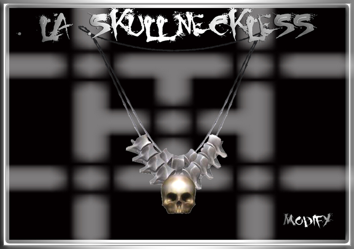 .::LA::. Skull Necklace