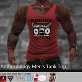Eighties Music Rocks Men's Tank Top (MBT)