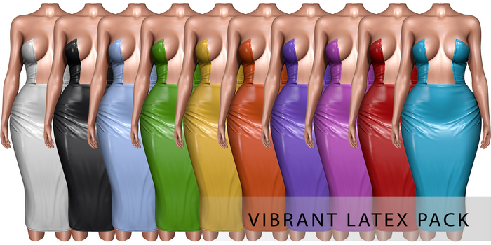 Lilleth. WIDE Latex Vibrant LARA X