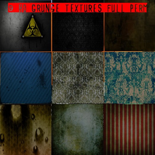 Grunge textures pack 2