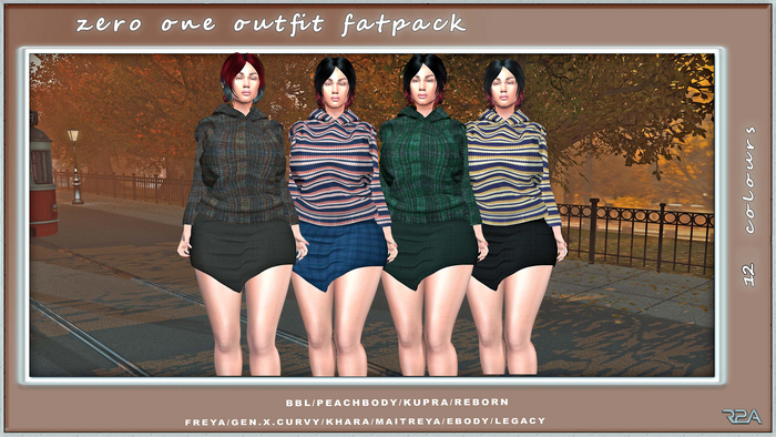 R2A-ZERO ONE OUTFIT FATPACK