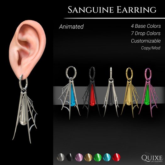 QUIXE - Sanguine Earring