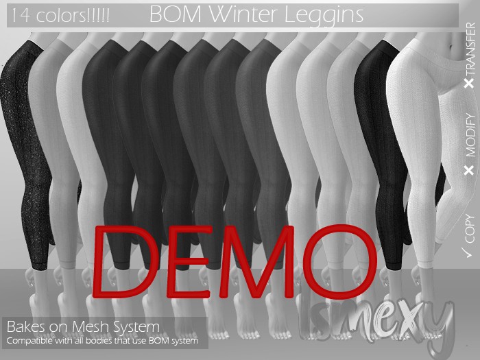 [Is] Fall-Winter Leggings BOM - (DEMO)