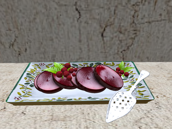 DFS TG Cranberry Sauce Platter