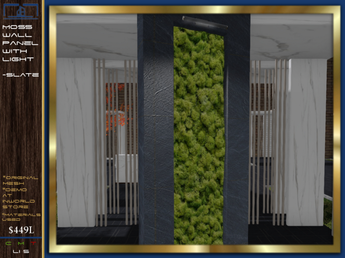 Moss Wall - Slate