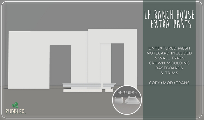 Puddles. LH Ranch House - Extra Parts