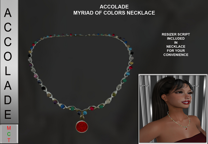 ACCOLADE MYRIAD OF COLORS NECKLACE