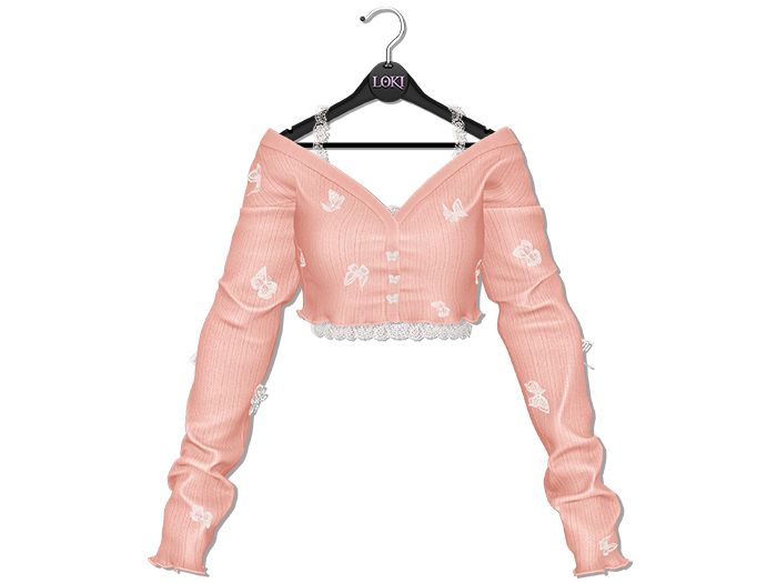Loki - Cynthia Flutter Cardigan - Cream