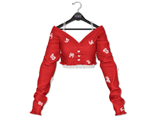 Loki - Cynthia Flutter Cardigan - Red