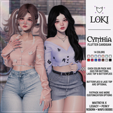 Loki - Cynthia Flutter Cardigan - FATPACK