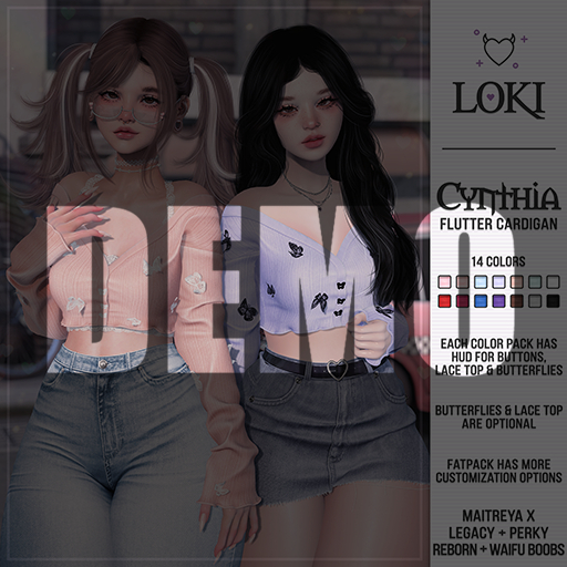 Loki - Cynthia Flutter Cardigan - DEMO