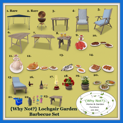 02{Why Not?} Lochgair Garden Barbecue RARE
