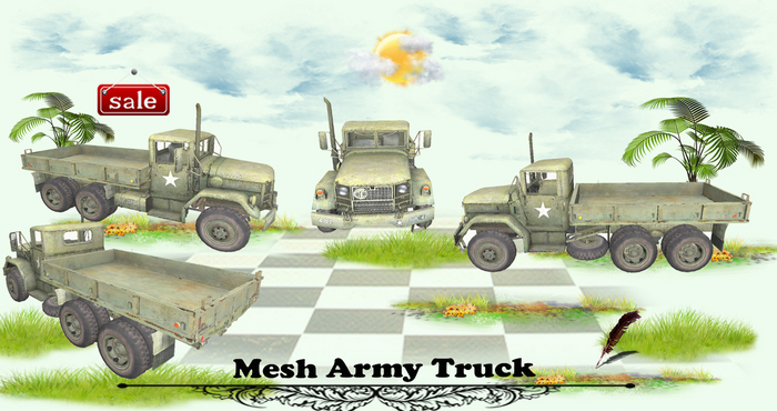 Mesh Army Truck