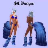 BLUE DREAM: NEKO BOOTS, TAIL & EARS