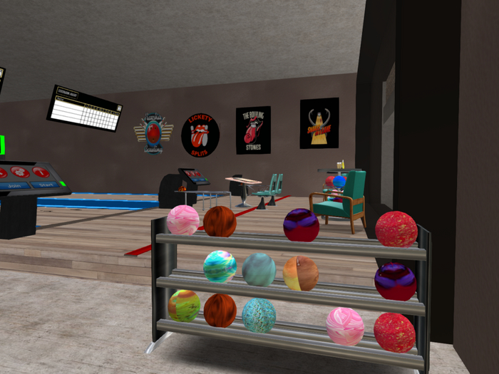 Bowling Ball Rack 3 Racks & Balls