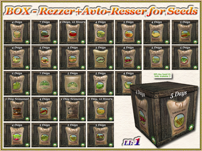 (DFS) BOX - Rezzer+Avto-Resser for Seeds (1 LI) (Full perm)