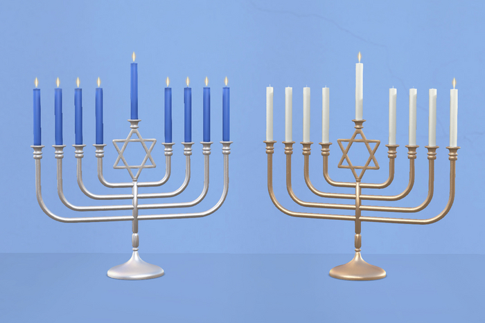 Menorah (Lights on Touch)