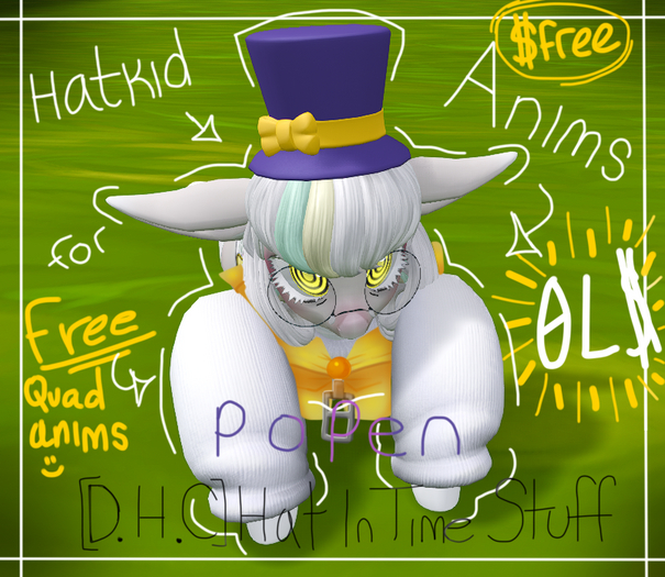 [OP] Quadruped D.H.C HatKid Hat Replacement Anims