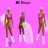 PLATINUM TIPPED PINK: NEKO BOOTS, TAIL & EARS