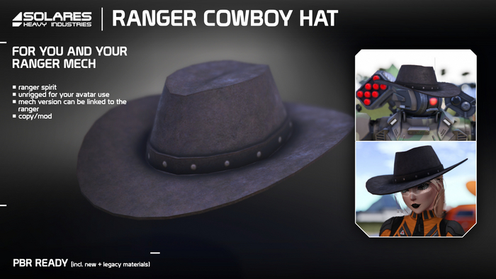 solares >> Ranger Cowboy Hat