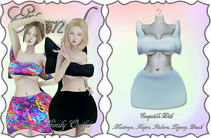 Eternal Cindy Outfit Set Pale Blue
