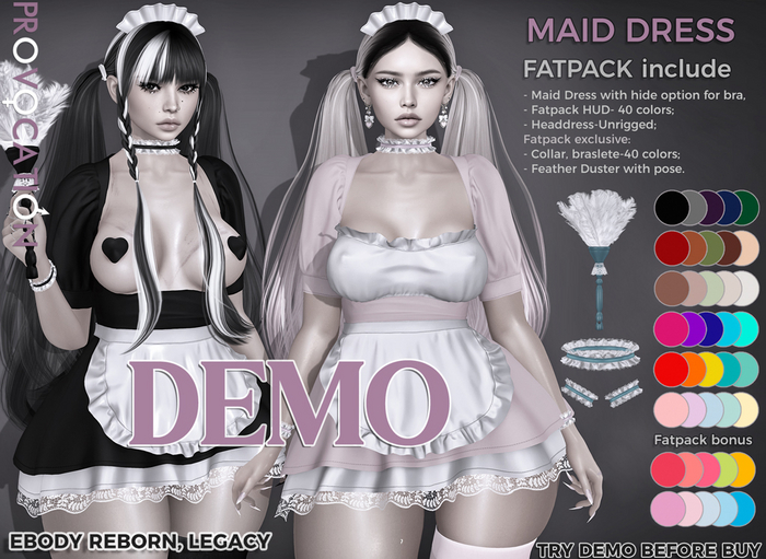 [Provocation] Maid dress-DEMO